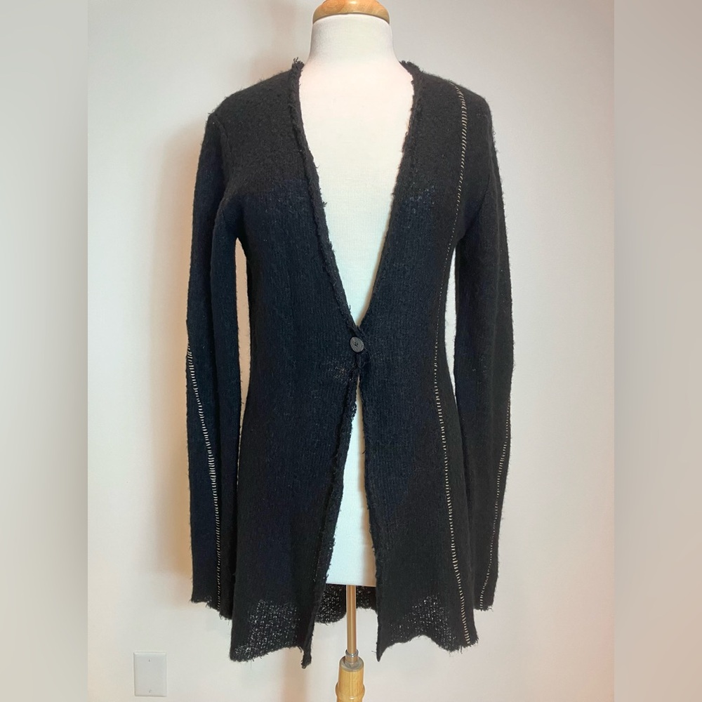 NOSTRASANTISSIMA - BLACK CARDIGAN